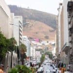 Photograph of Wale Street taken in August in Cape Town