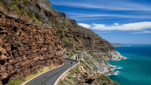 Chapmans Peak Drive in Cape Town